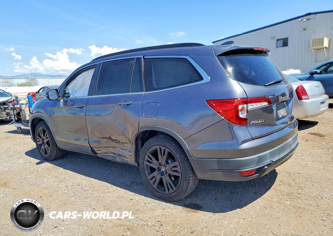 2021 Honda Pilot Se VIN:5FNYF6H22MB016413 - 2