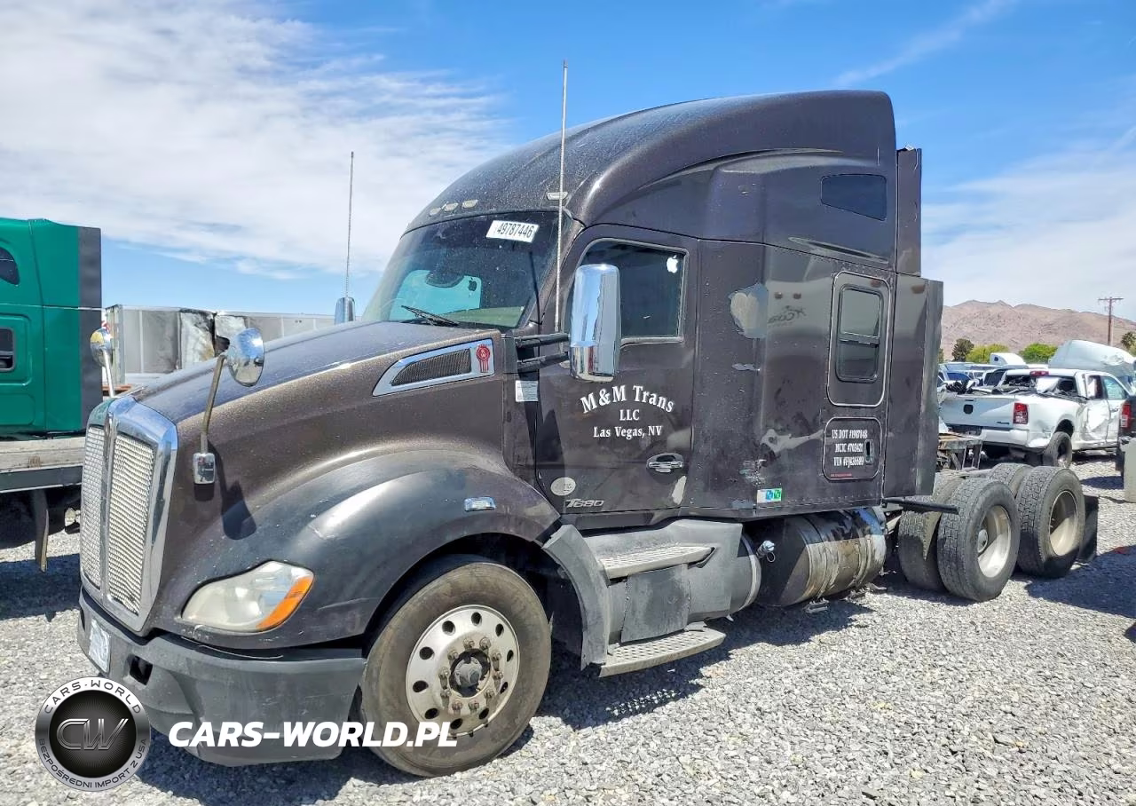 2015 Kenworth T680 Semi Truck VIN:1XKYDP9X9FJ436689 - 2