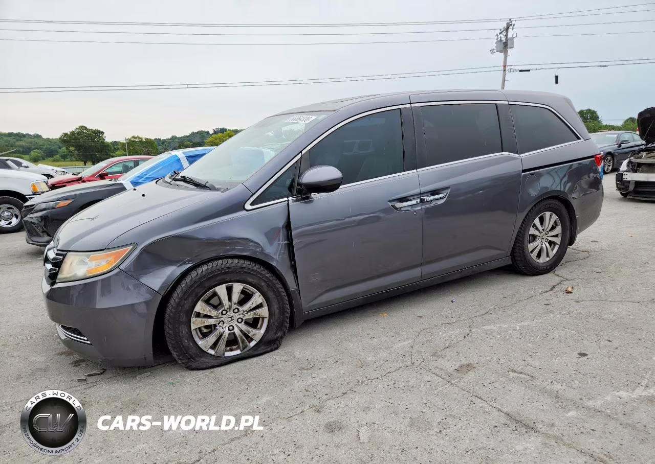 2014 Honda Odyssey Exl VIN:5FNRL5H61EB132441 - 1