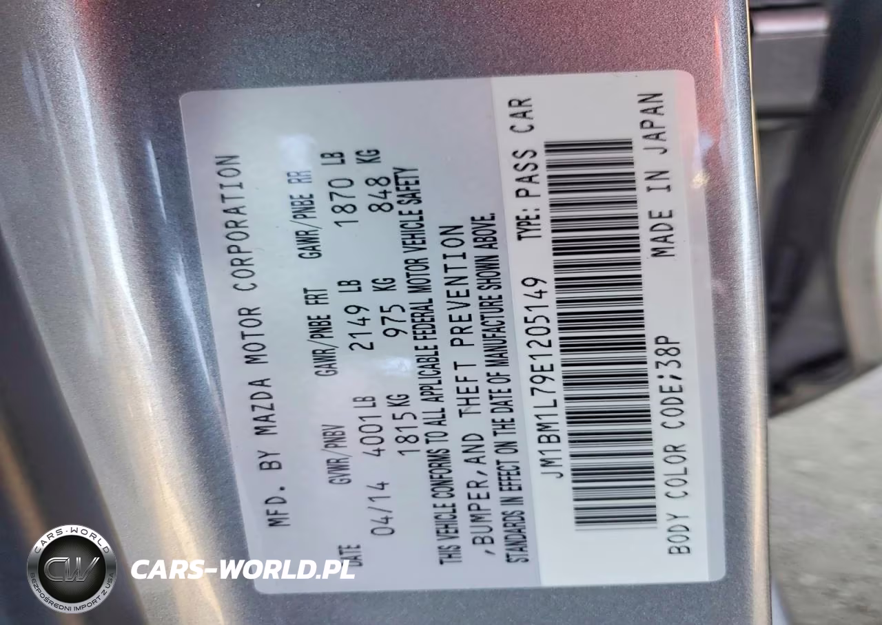 2014 Mazda 3 Touring VIN:JM1BM1L79E1205149 - 13