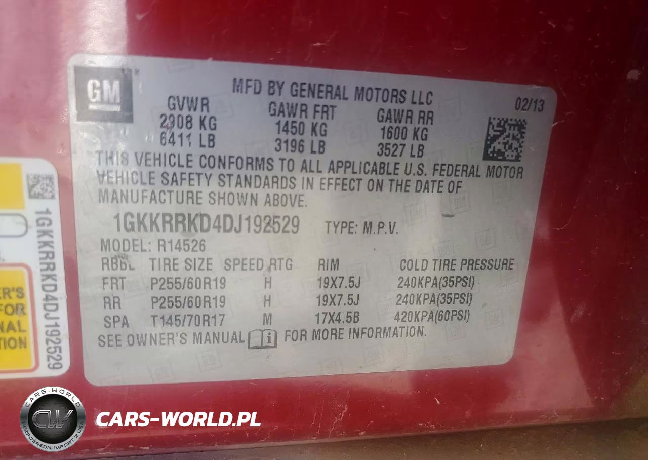 2013 GMC Acadia Slt-1 VIN:1GKKRRKD4DJ192529 - 13