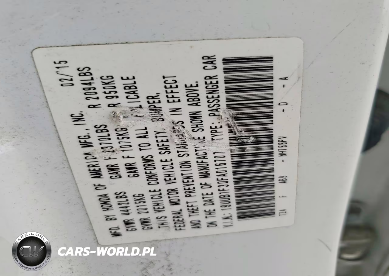 2015 Acura Tlx VIN:19UUB1F30FA016707 - 12