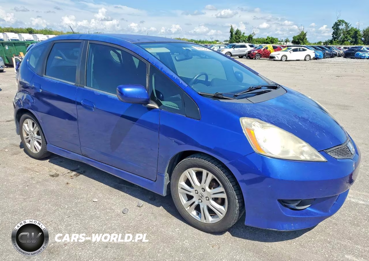 2009 Honda Fit Sport VIN:JHMGE88489S005212 - 4