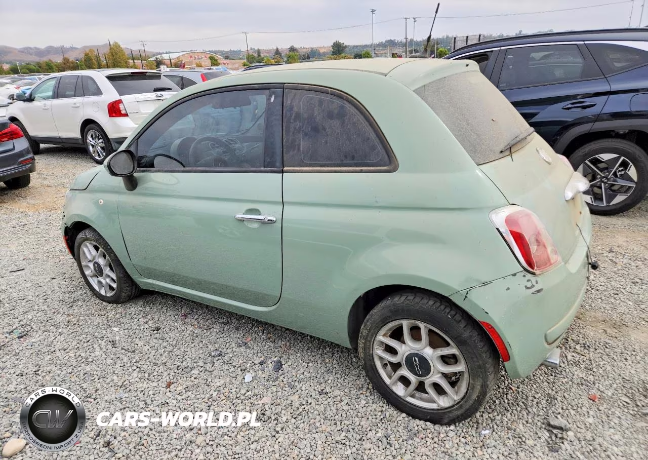 2012 Fiat 500 Pop VIN:3C3CFFARXCT209849 - 2