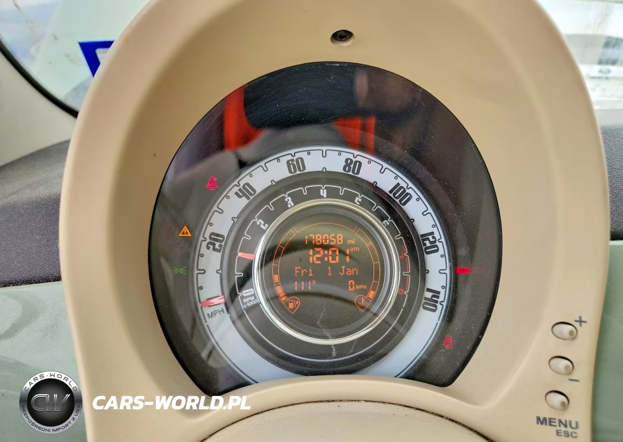 2012 Fiat 500 Pop VIN:3C3CFFARXCT209849 - 9