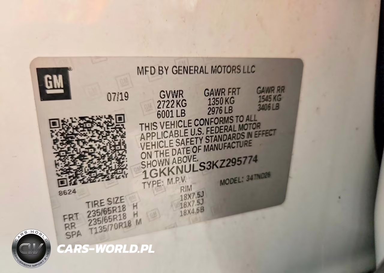 2019 GMC Acadia Slt-1 VIN:1GKKNULS3KZ295774 - 12