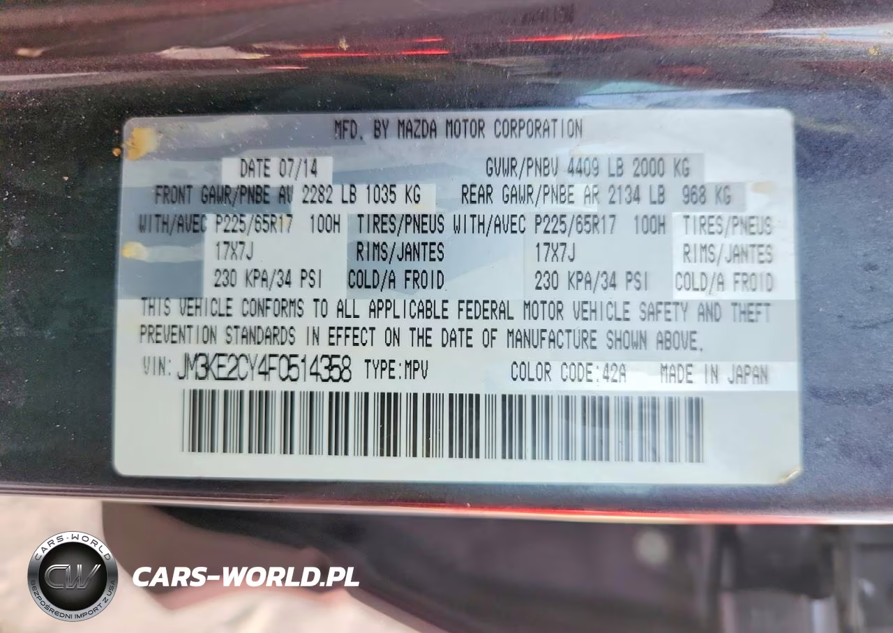 2015 Mazda Cx-5 Touring VIN:JM3KE2CY4F0514358 - 12