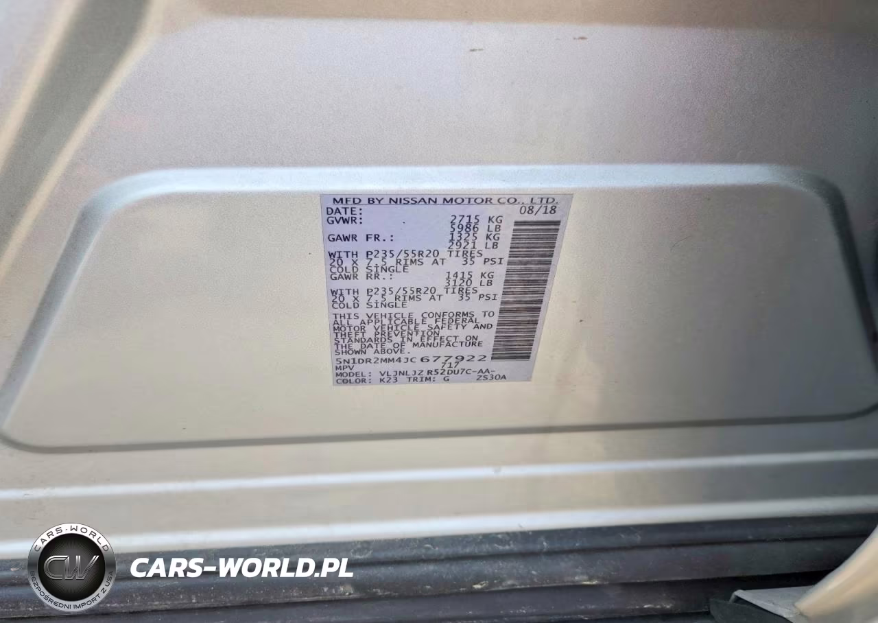 2018 Nissan Pathfinder S VIN:5N1DR2MM4JC677922 - 13