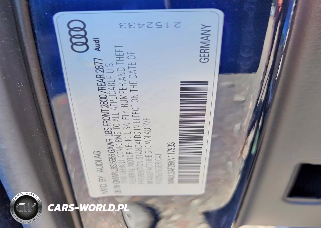 2019 Audi A6 Premium Plus VIN:WAUL2AF28KN117933 - 13
