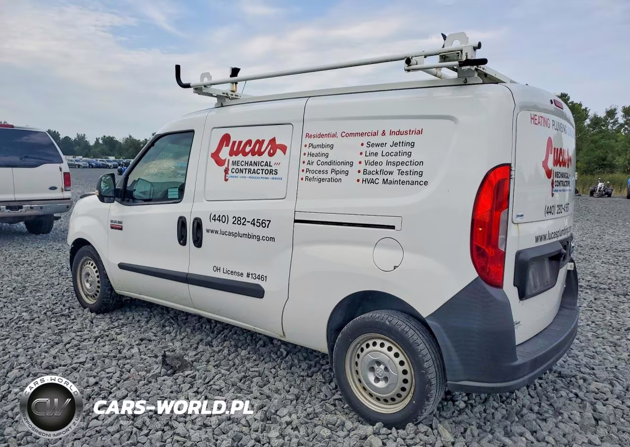 2018 Ram Promaster City Delivery Van VIN:ZFBERFAB7J6K72612 - 2