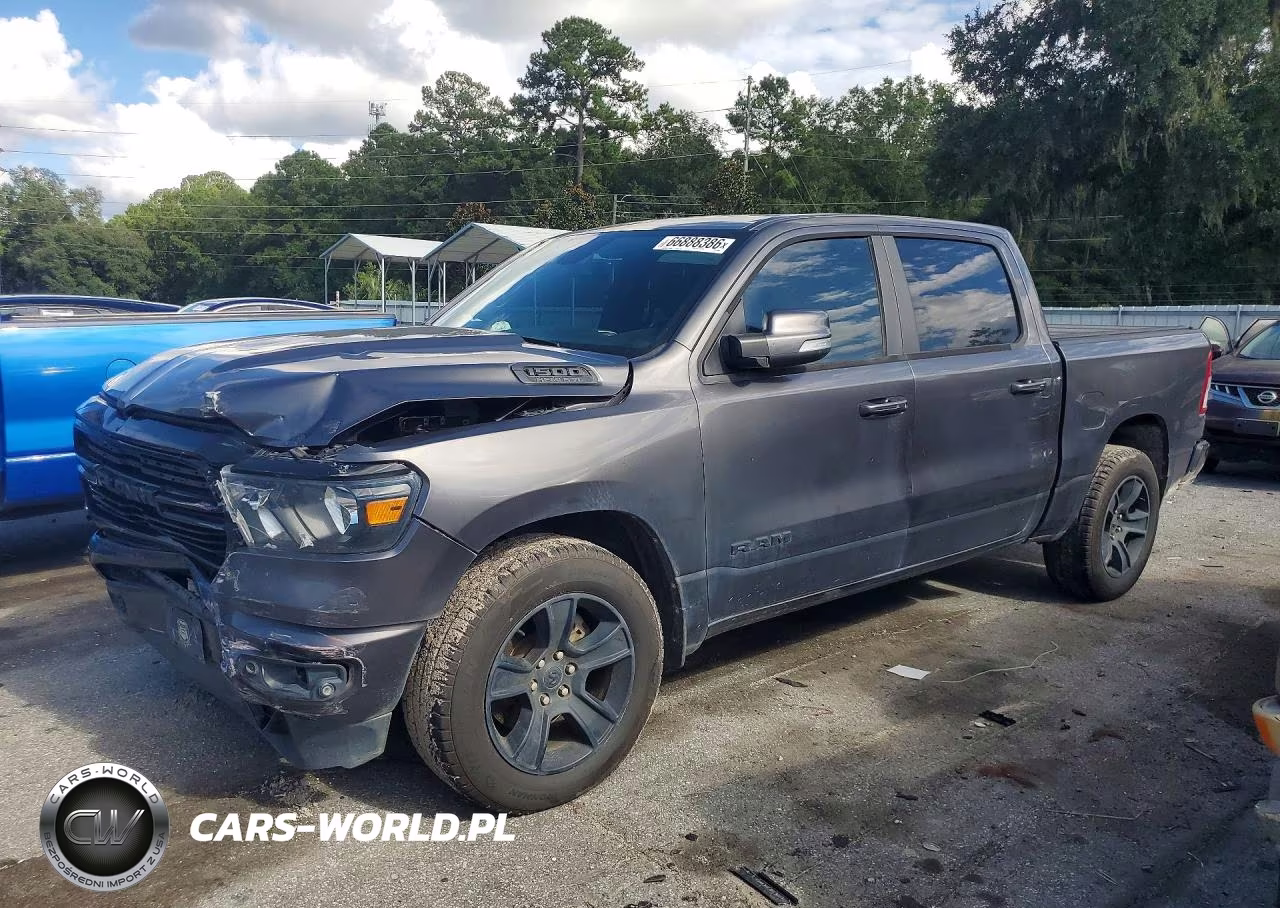 2020 Ram 1500 Big Horn-Lone Star VIN:1C6RREFT4LN289006 - 1