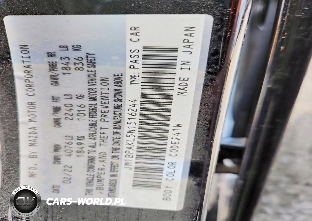 2022 Mazda 3 Select VIN:JM1BPAKL5N1516244 - 12