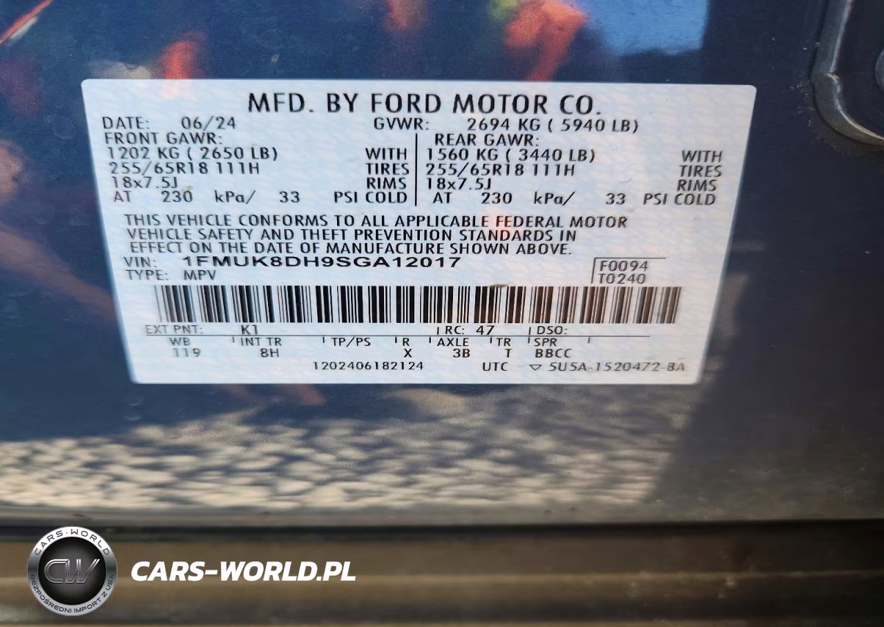 2025 Ford Explorer Active VIN:1FMUK8DH9SGA12017 - 13