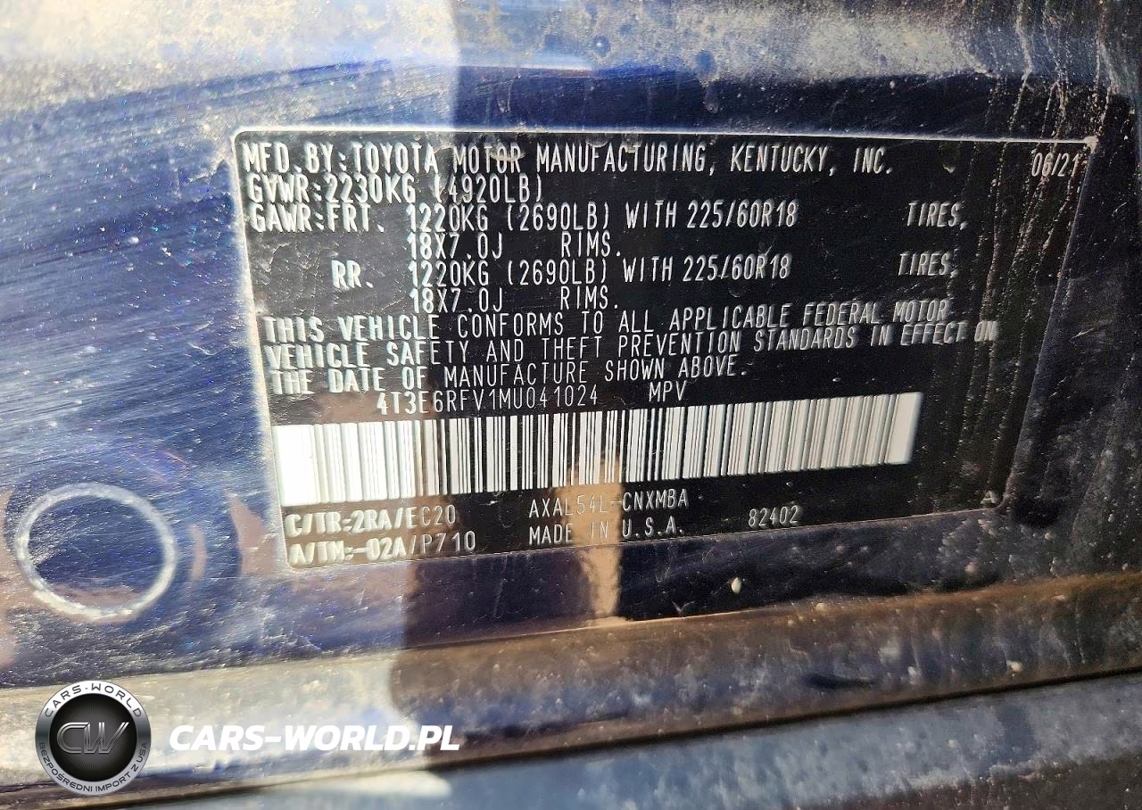 2021 Toyota Rav4 Xse VIN:4T3E6RFV1MU041024 - 13