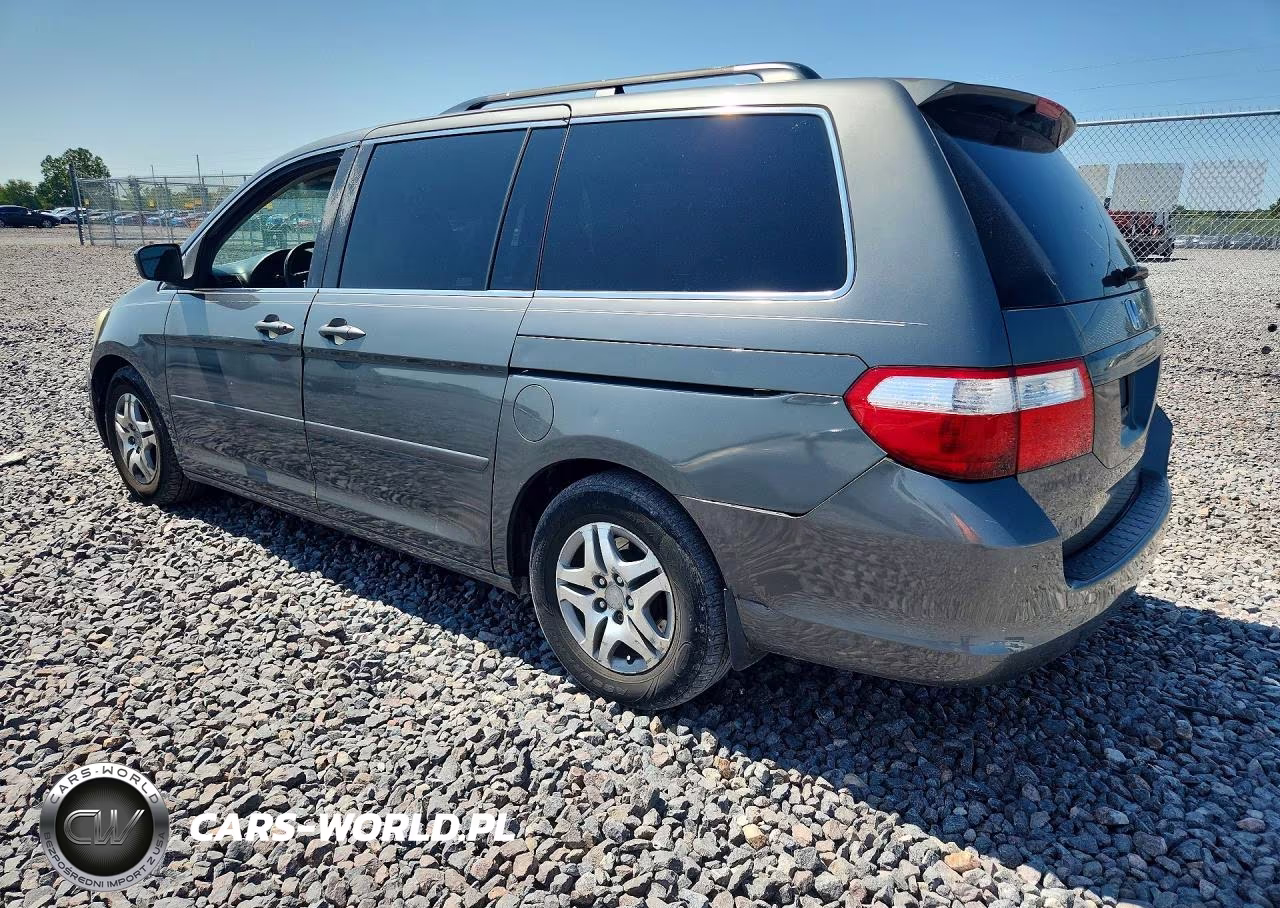 2007 Honda Odyssey Exl VIN:5FNRL38677B422982 - 2