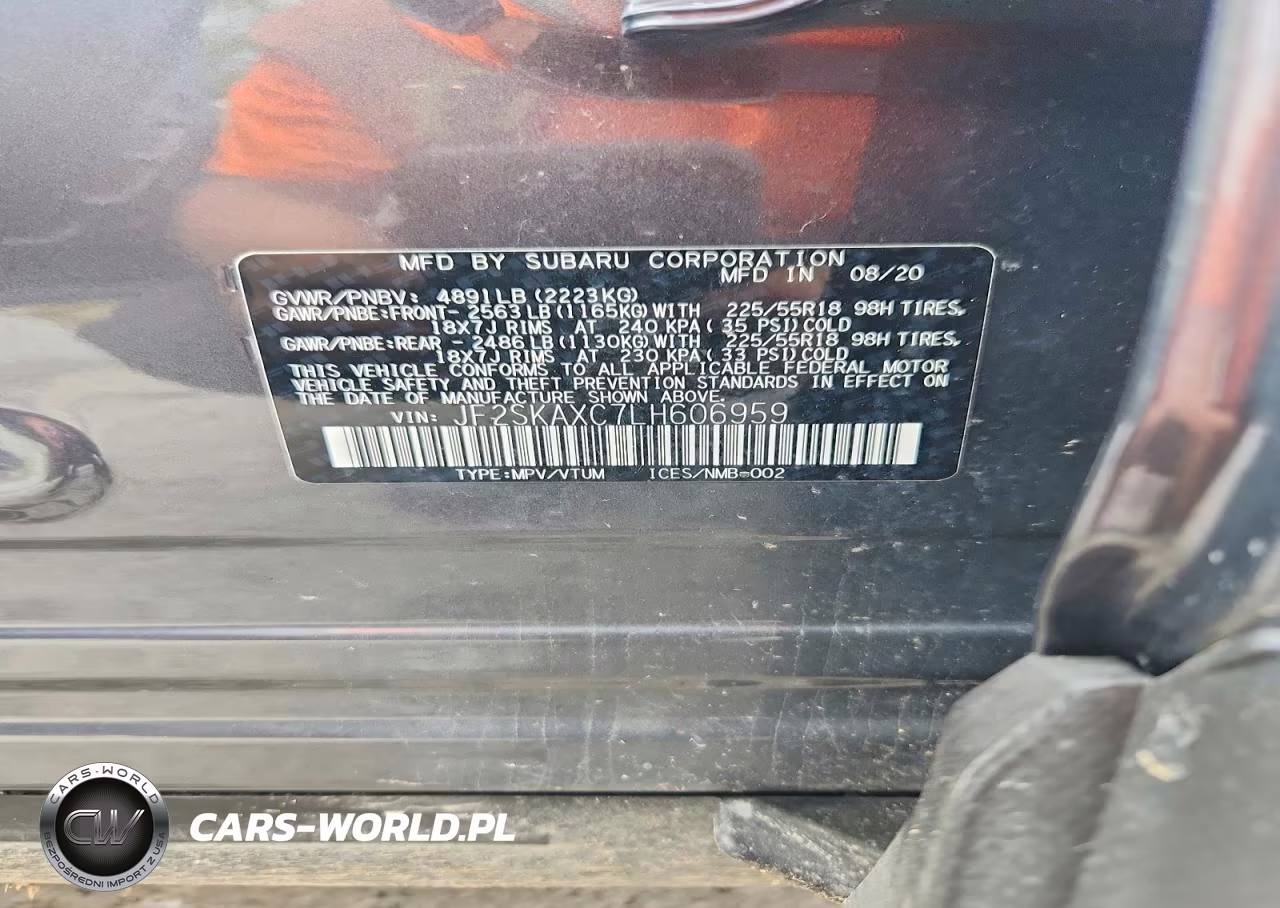 2020 Subaru Forester Touring VIN:JF2SKAXC7LH606959 - 13