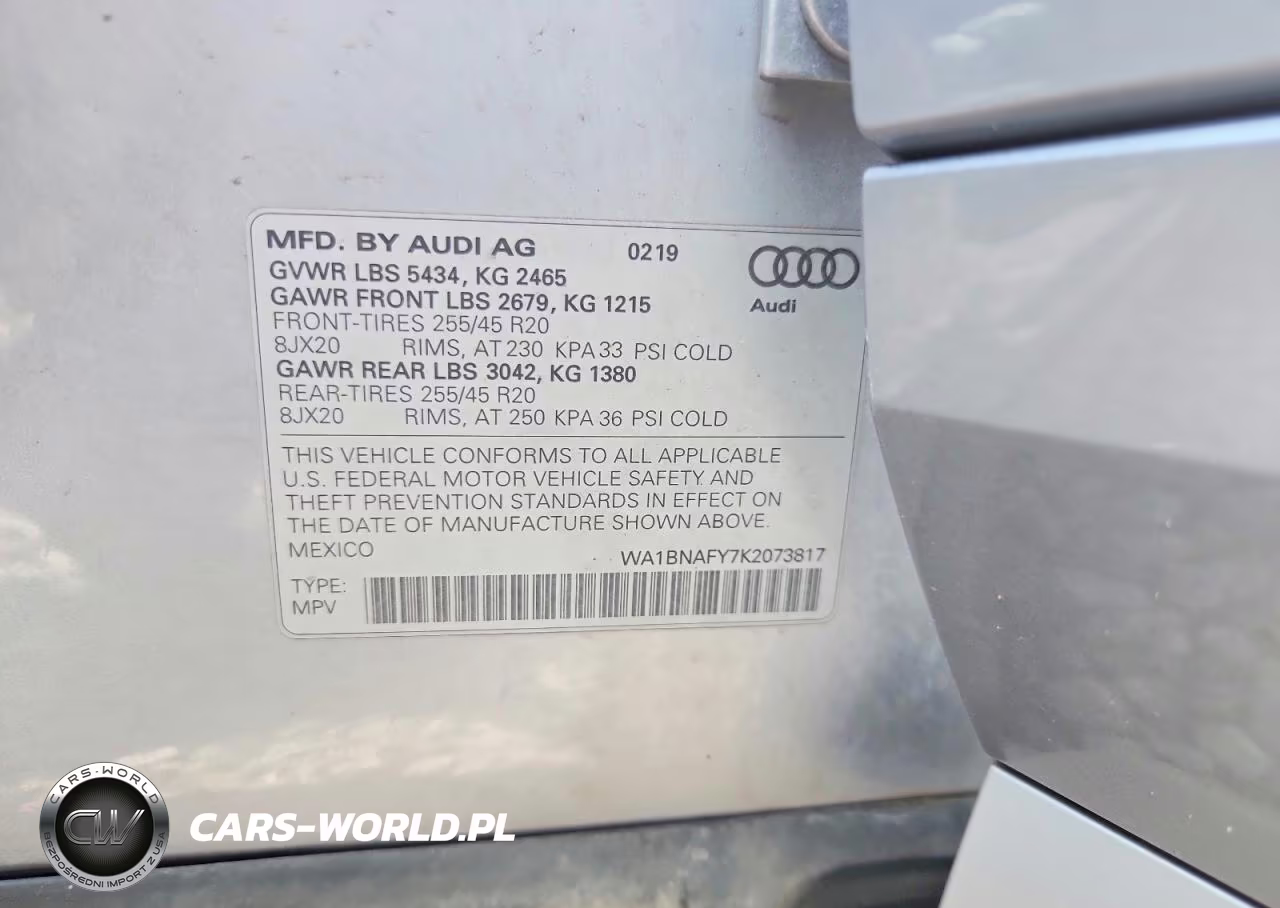 2019 Audi Q5 Premium Plus VIN:WA1BNAFY7K2073817 - 12