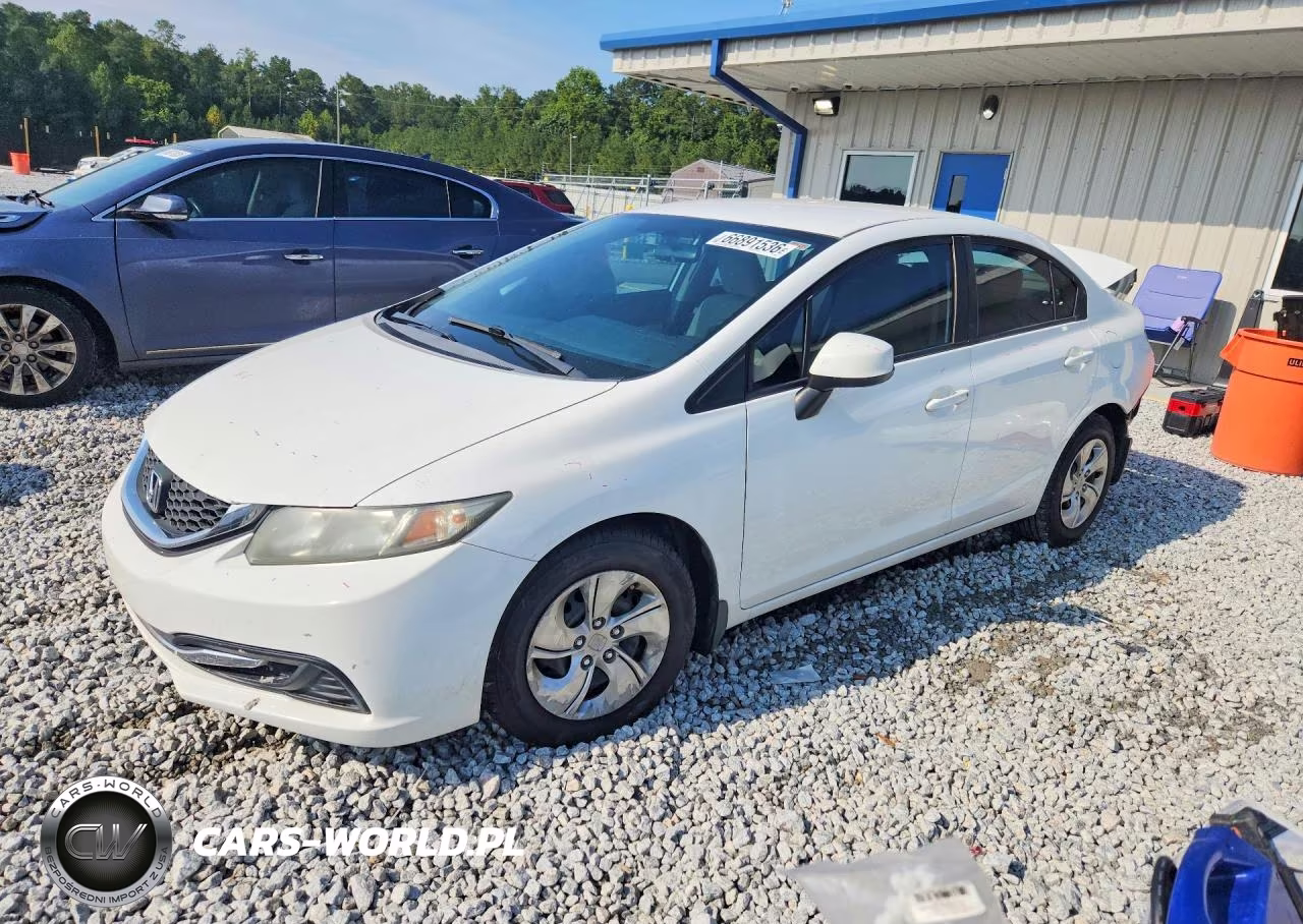 2013 Honda Civic Lx VIN:19XFB2F55DE026836 - 1