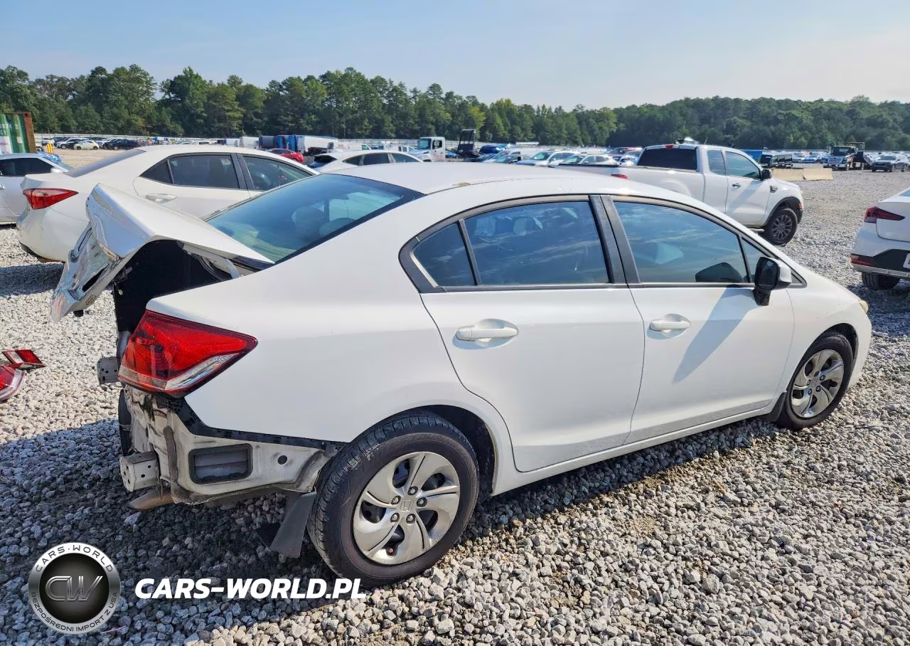 2013 Honda Civic Lx VIN:19XFB2F55DE026836 - 3