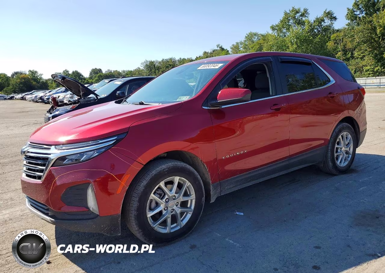 2022 Chevrolet Equinox Lt VIN:3GNAXUEV1NL216341 - 1
