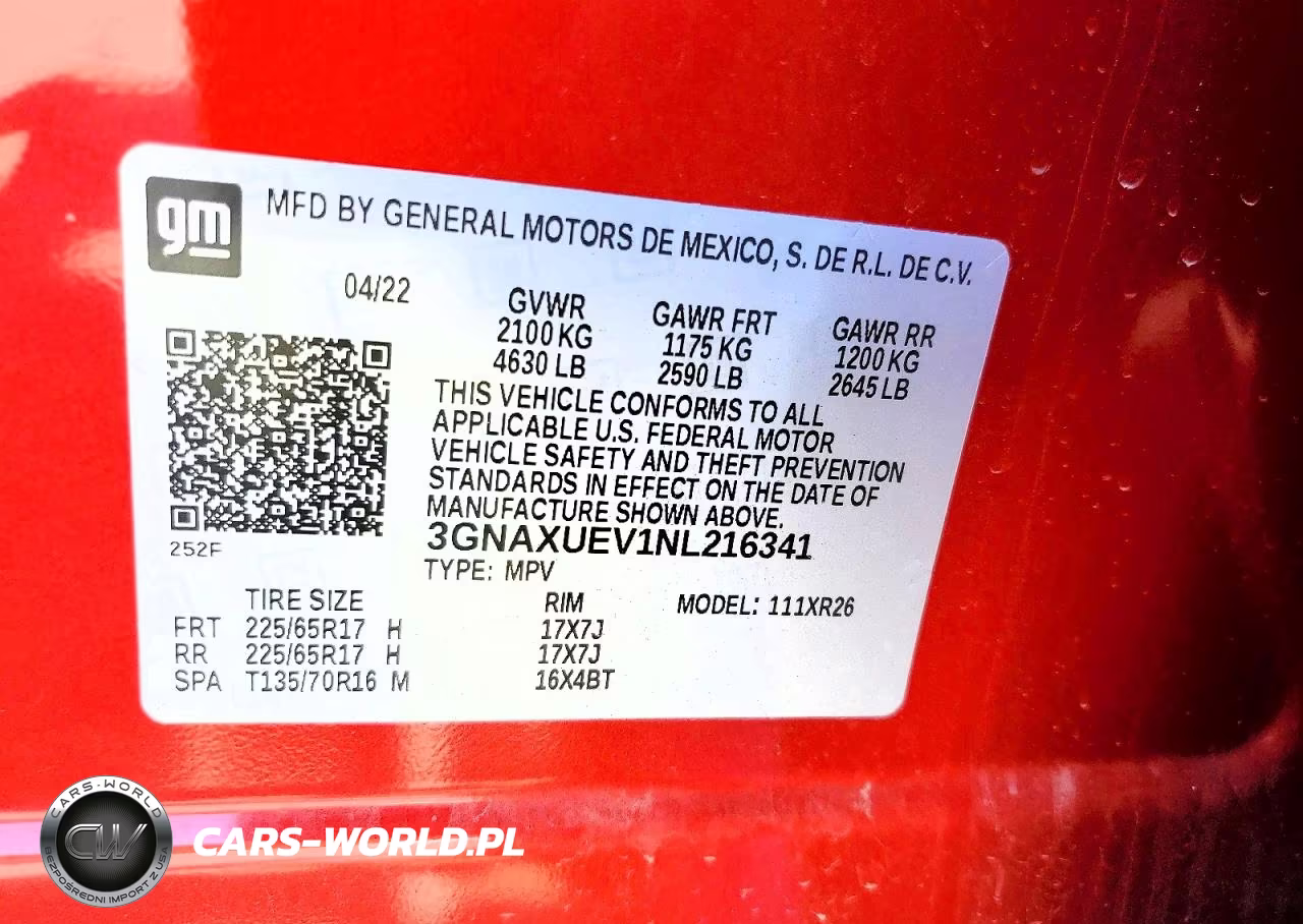 2022 Chevrolet Equinox Lt VIN:3GNAXUEV1NL216341 - 13
