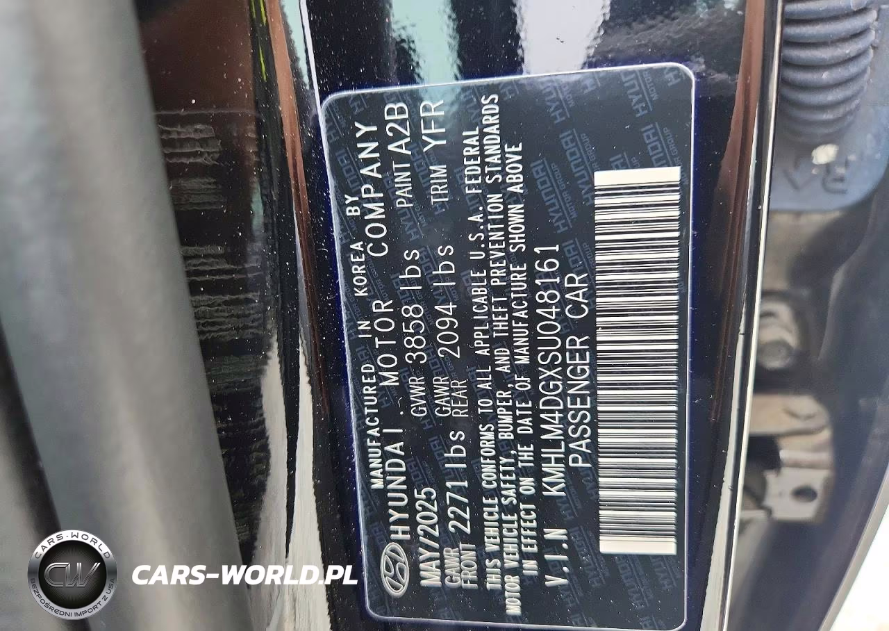 2025 Hyundai Elantra Sel Sport VIN:KMHLM4DGXSU048161 - 12