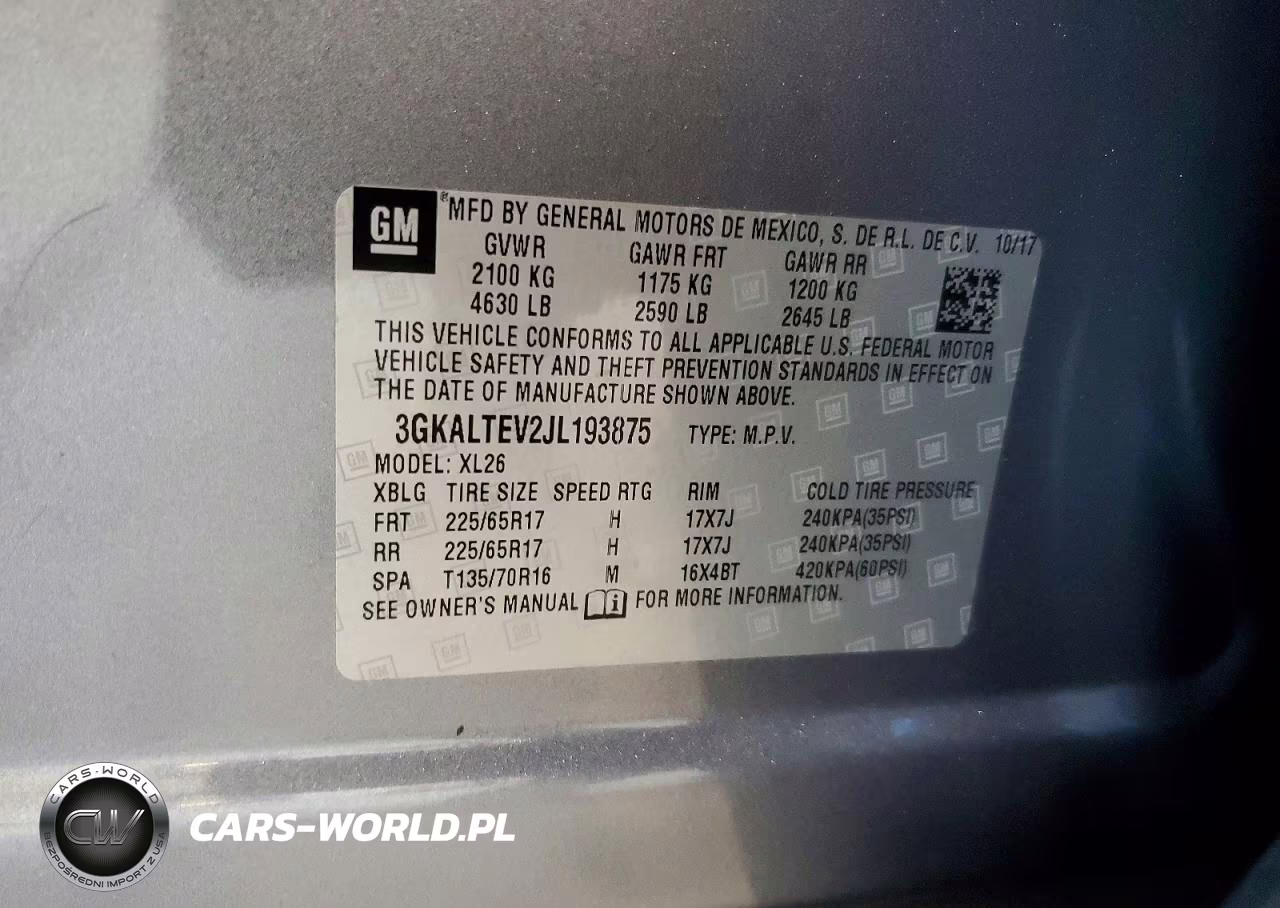 2018 GMC Terrain Sle VIN:3GKALTEV2JL193875 - 13