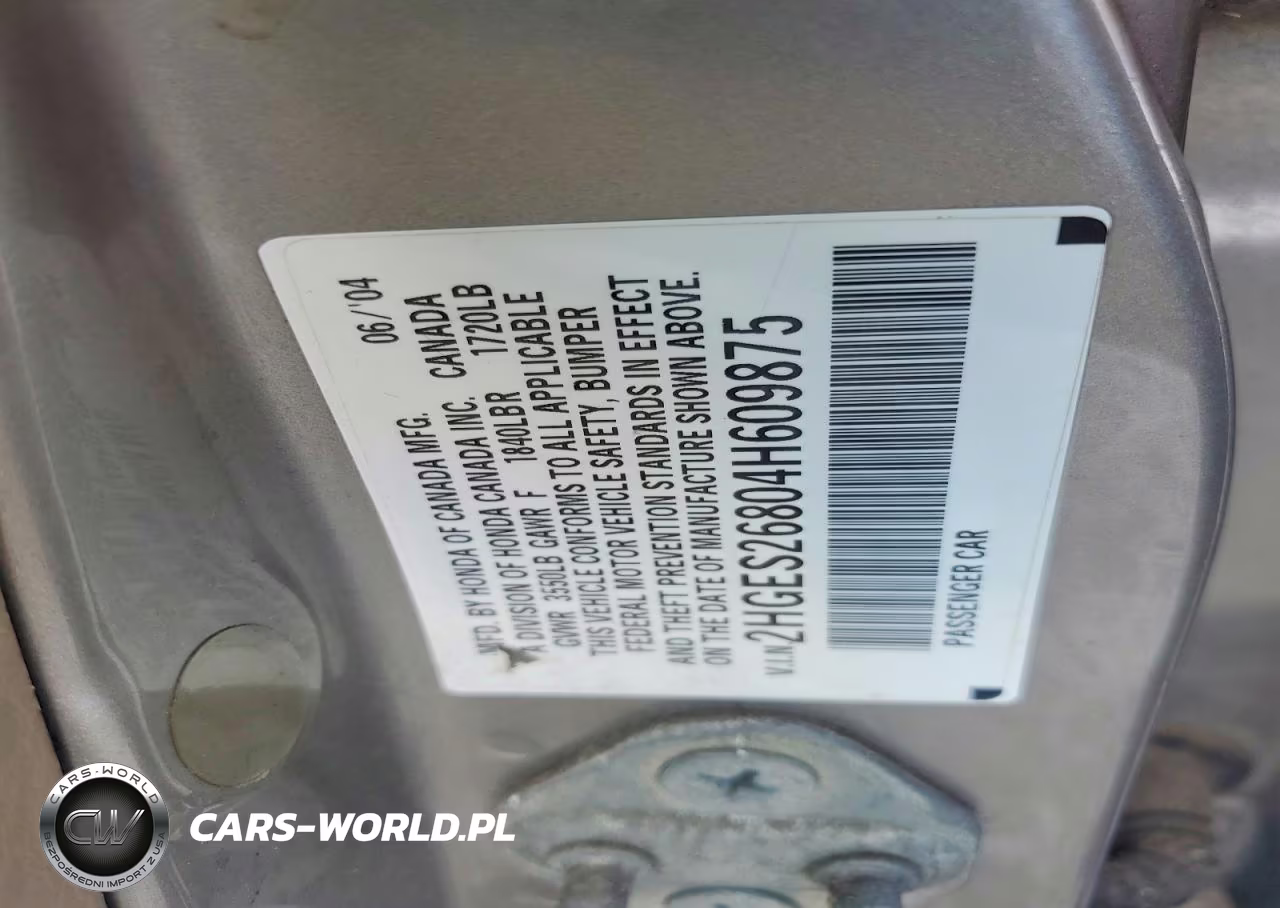 2004 Honda Civic Ex VIN:2HGES26804H609875 - 12