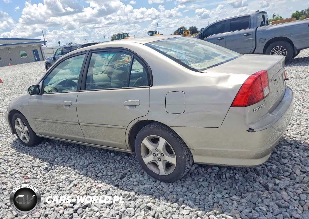 2004 Honda Civic Ex VIN:2HGES26804H609875 - 2