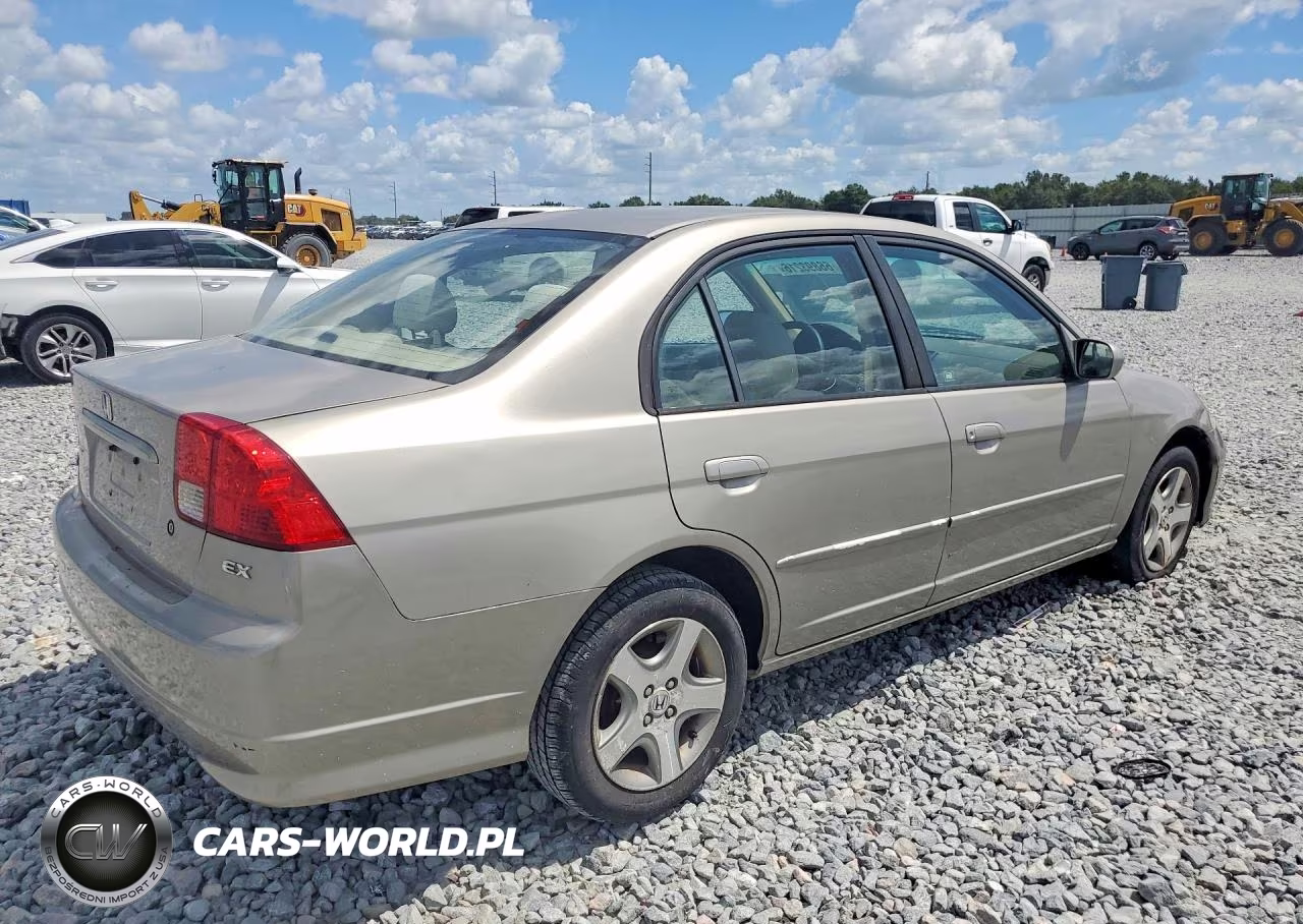 2004 Honda Civic Ex VIN:2HGES26804H609875 - 3