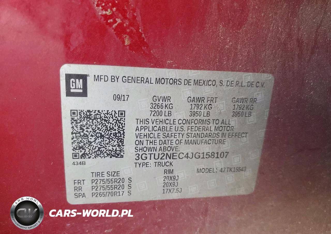 2018 GMC Sierra K1500 Slt VIN:3GTU2NEC4JG158107 - 13