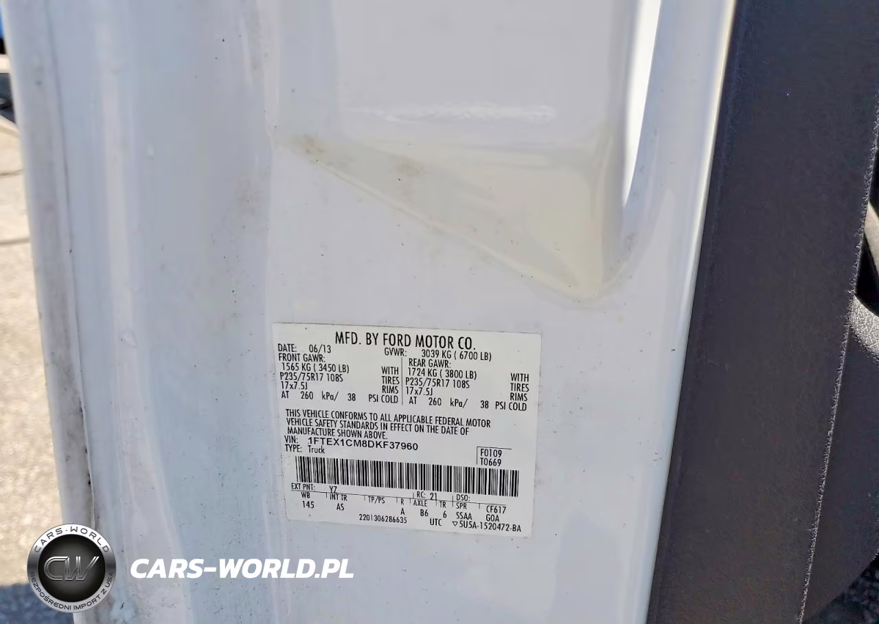 2013 Ford F150 Super Cab VIN:1FTEX1CM8DKF37960 - 12