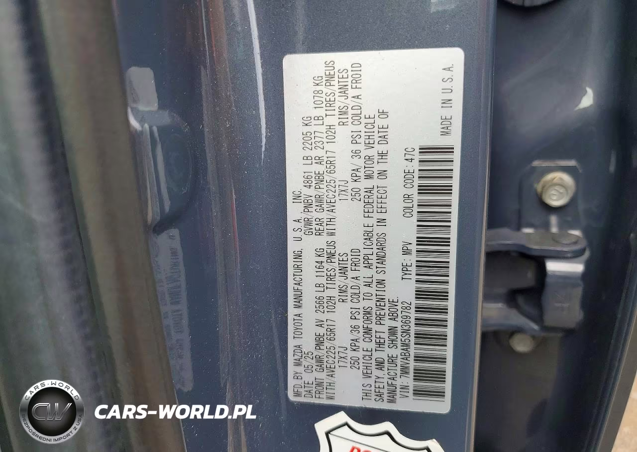 2025 Mazda Cx-50 Select VIN:7MMVABAM5SN369782 - 13