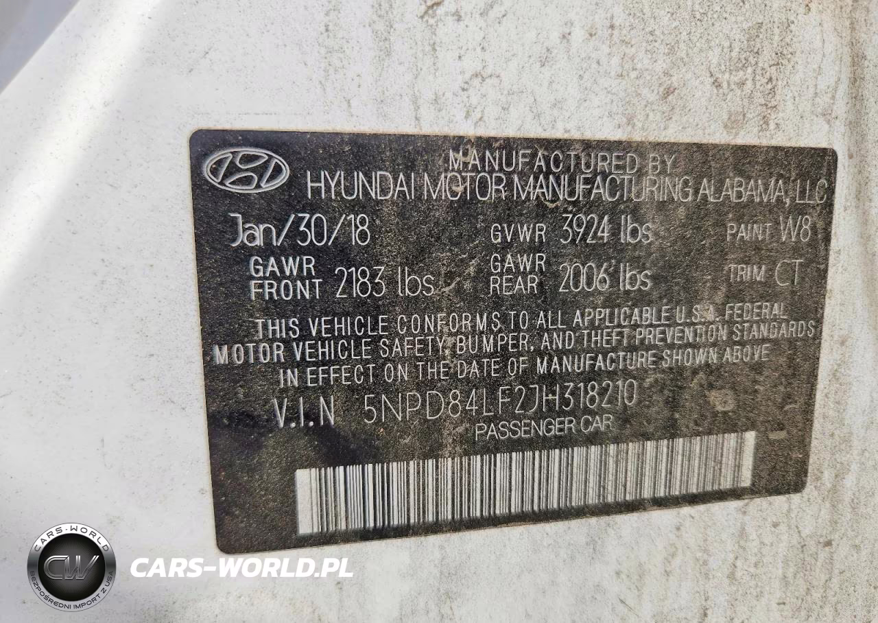 2018 Hyundai Elantra Sel VIN:5NPD84LF2JH318210 - 12