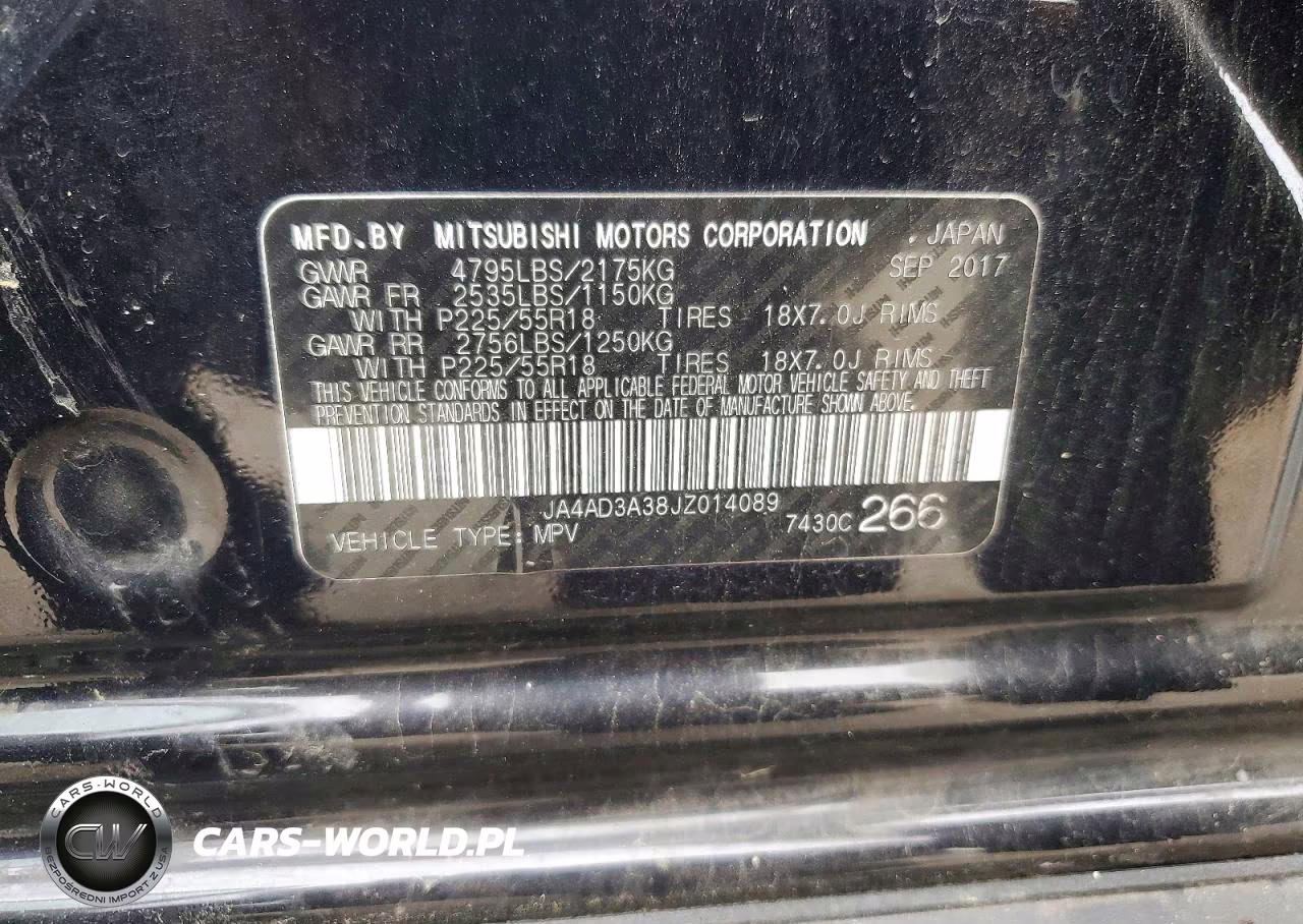 2018 Mitsubishi Outlander Se VIN:JA4AD3A38JZ014089 - 14