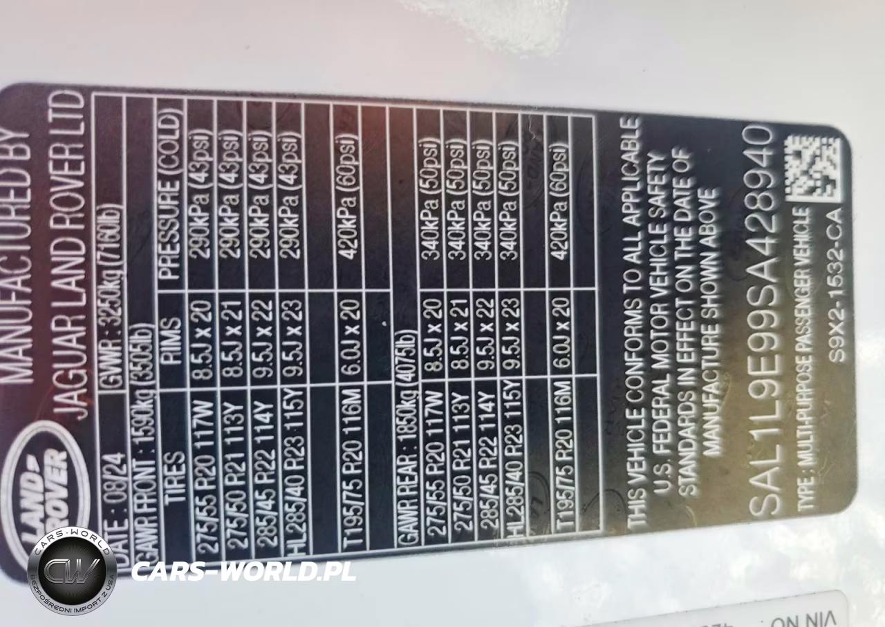 2025 Land Rover Range Rover Sport Dynamic Se VIN:SAL1L9E99SA428940 - 13