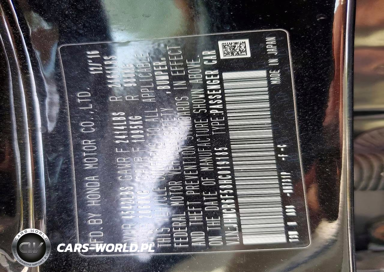 2017 Honda Accord Hybrid Exl VIN:JHMCR6F58HC019185 - 12