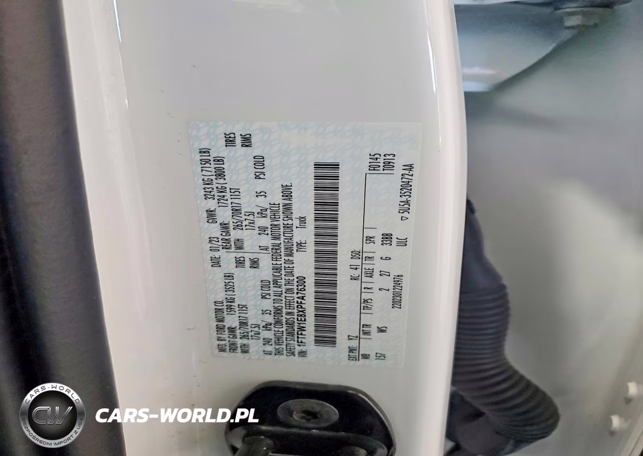 2023 Ford F150 VIN:1FTFW1E8XPFA76300 - 12