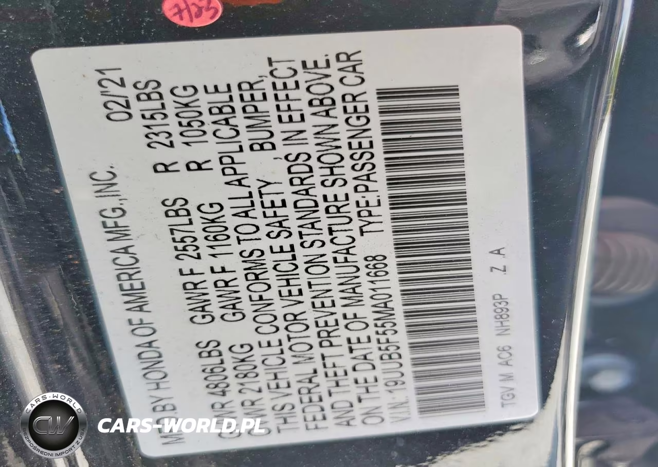 2021 Acura Tlx Tech A VIN:19UUB5F55MA011668 - 12