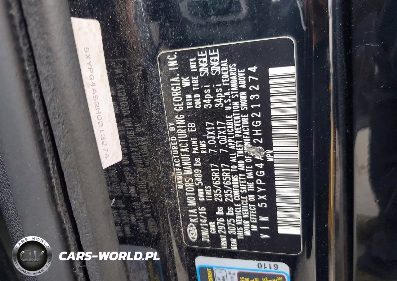 2017 Kia Sorento Lx V6 VIN:5XYPG4A52HG213274 - 13
