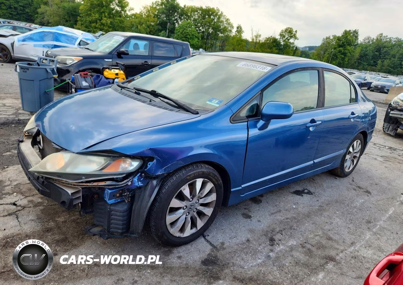2010 Honda Civic Ex VIN:19XFA1F87AE045407 - 1