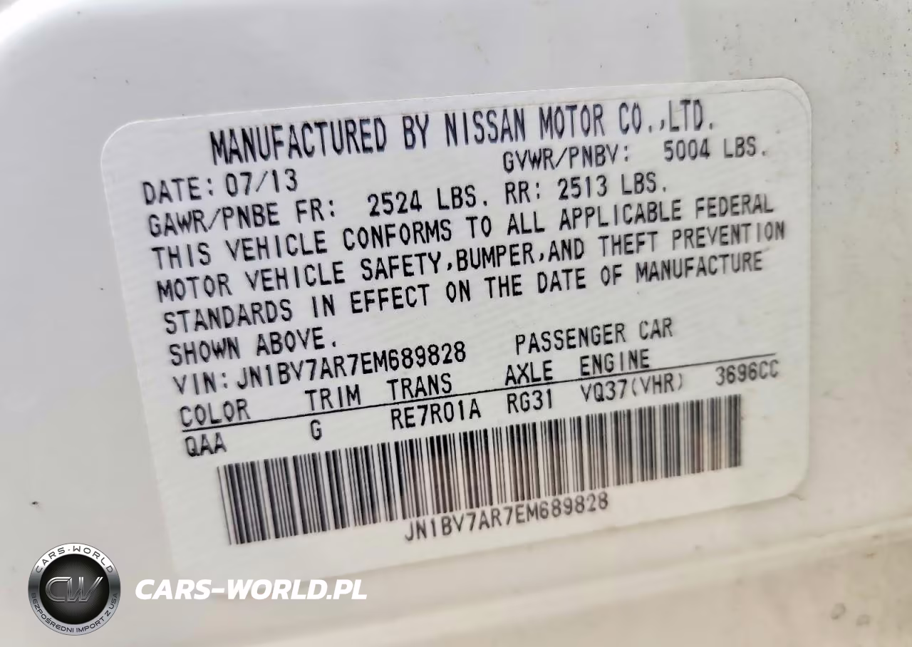 2014 Infiniti Q50 Premium VIN:JN1BV7AR7EM689828 - 12