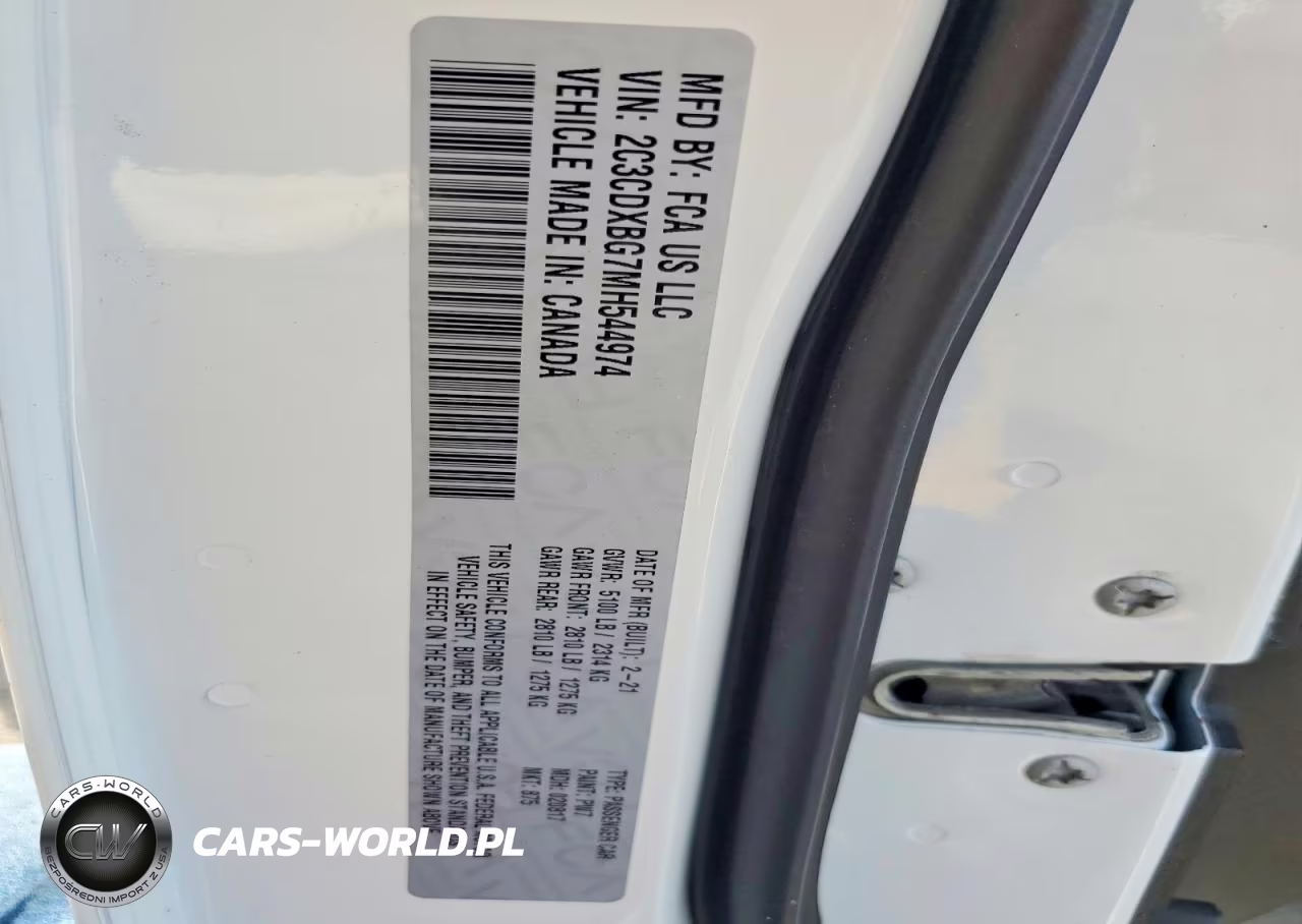 2021 Dodge Charger Sxt VIN:2C3CDXBG7MH544974 - 12