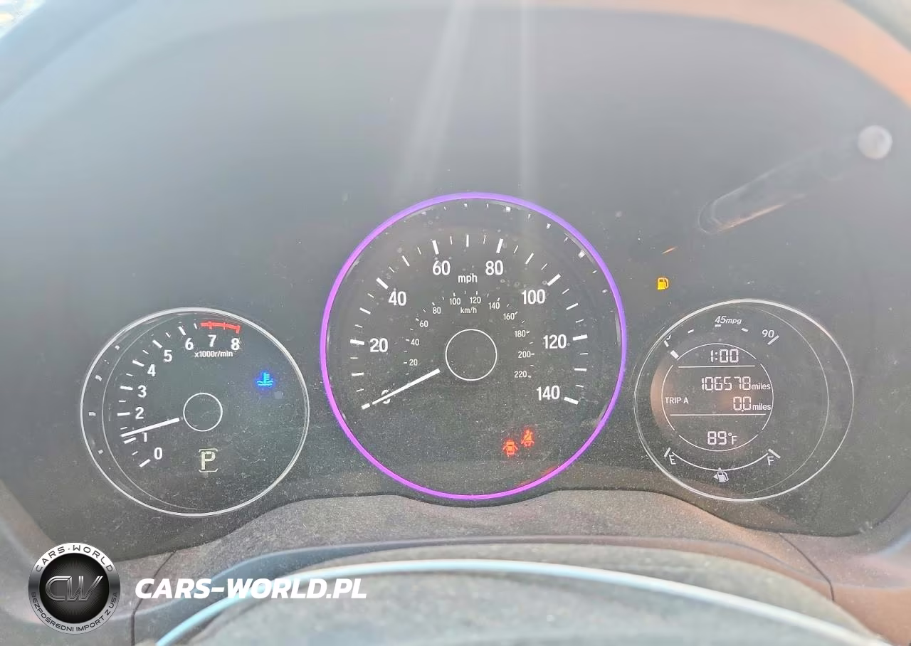 2019 Honda Hr-V Sport VIN:3CZRU6H11KG731573 - 9