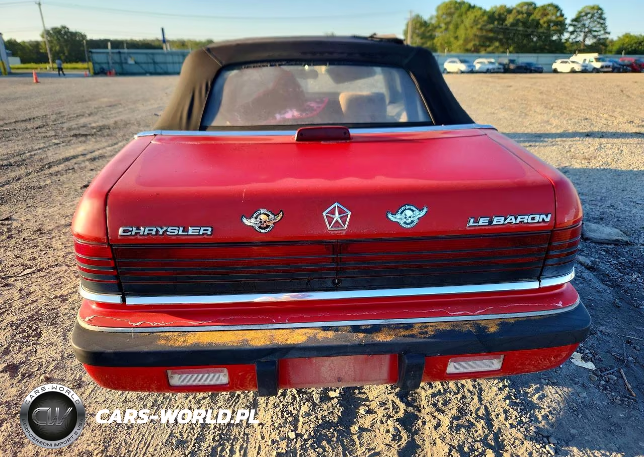 1991 Chrysler Lebaron VIN:1C3XJ4532MG139960 - 6