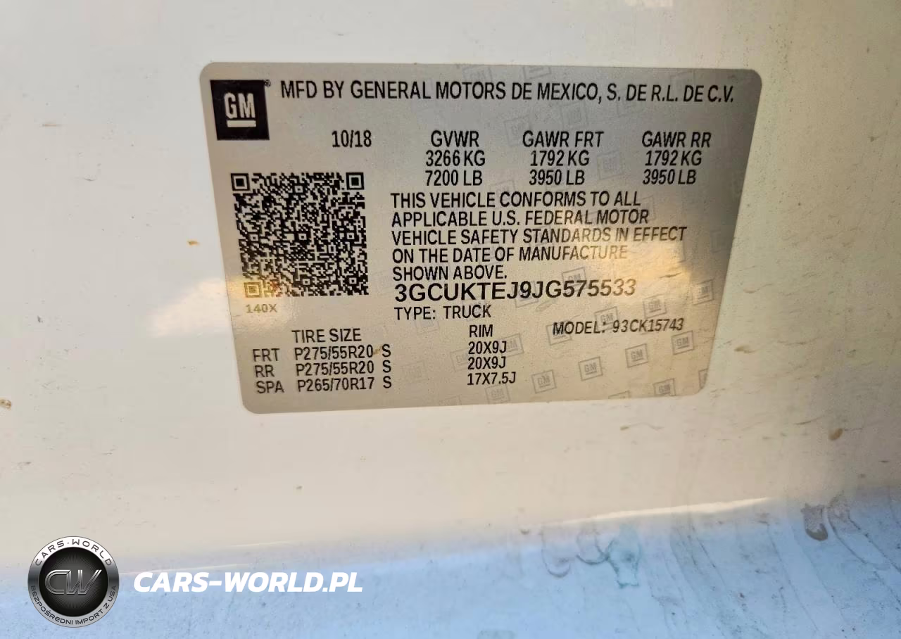 2018 Chevrolet Silverado K1500 High Country VIN:3GCUKTEJ9JG575533 - 12