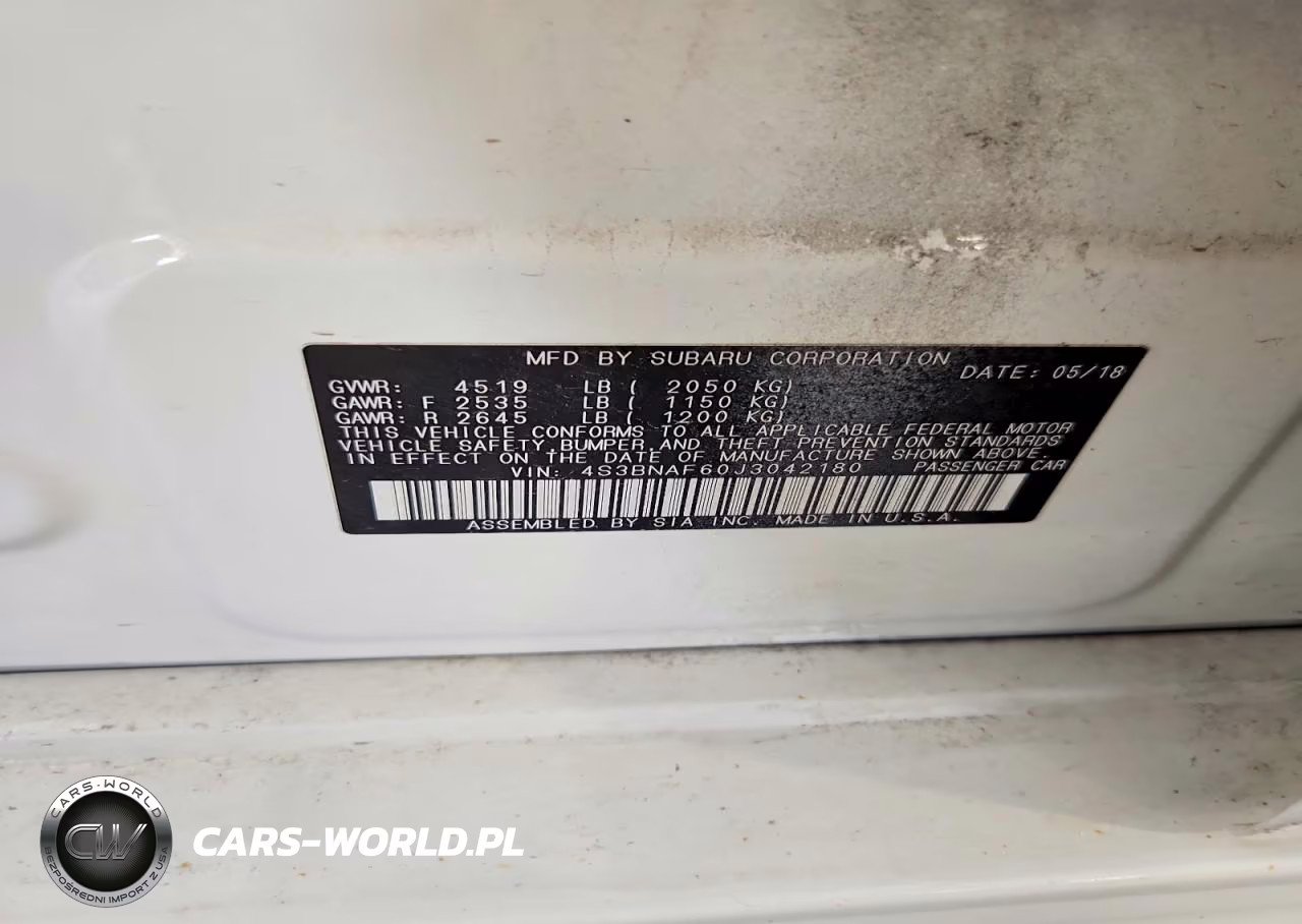 2018 Subaru Legacy 2.5I Premium VIN:4S3BNAF60J3042180 - 12