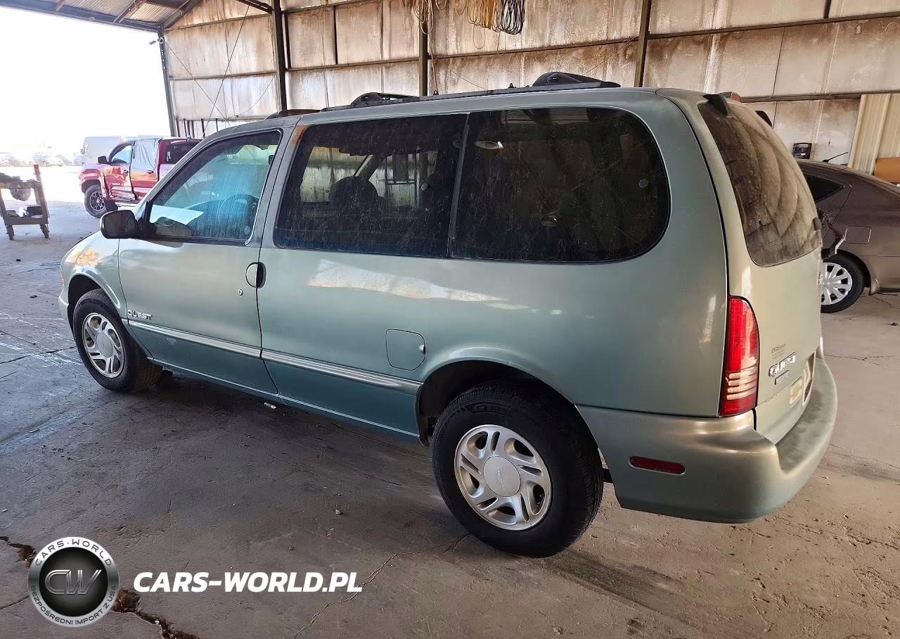 1997 Nissan Quest Xe VIN:4N2DN1113VD834826 - 2