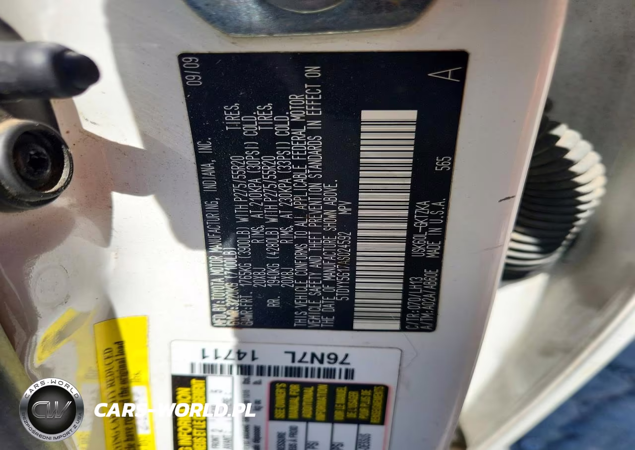2010 Toyota Sequoia Platinum VIN:5TDYY5G17AS024592 - 13