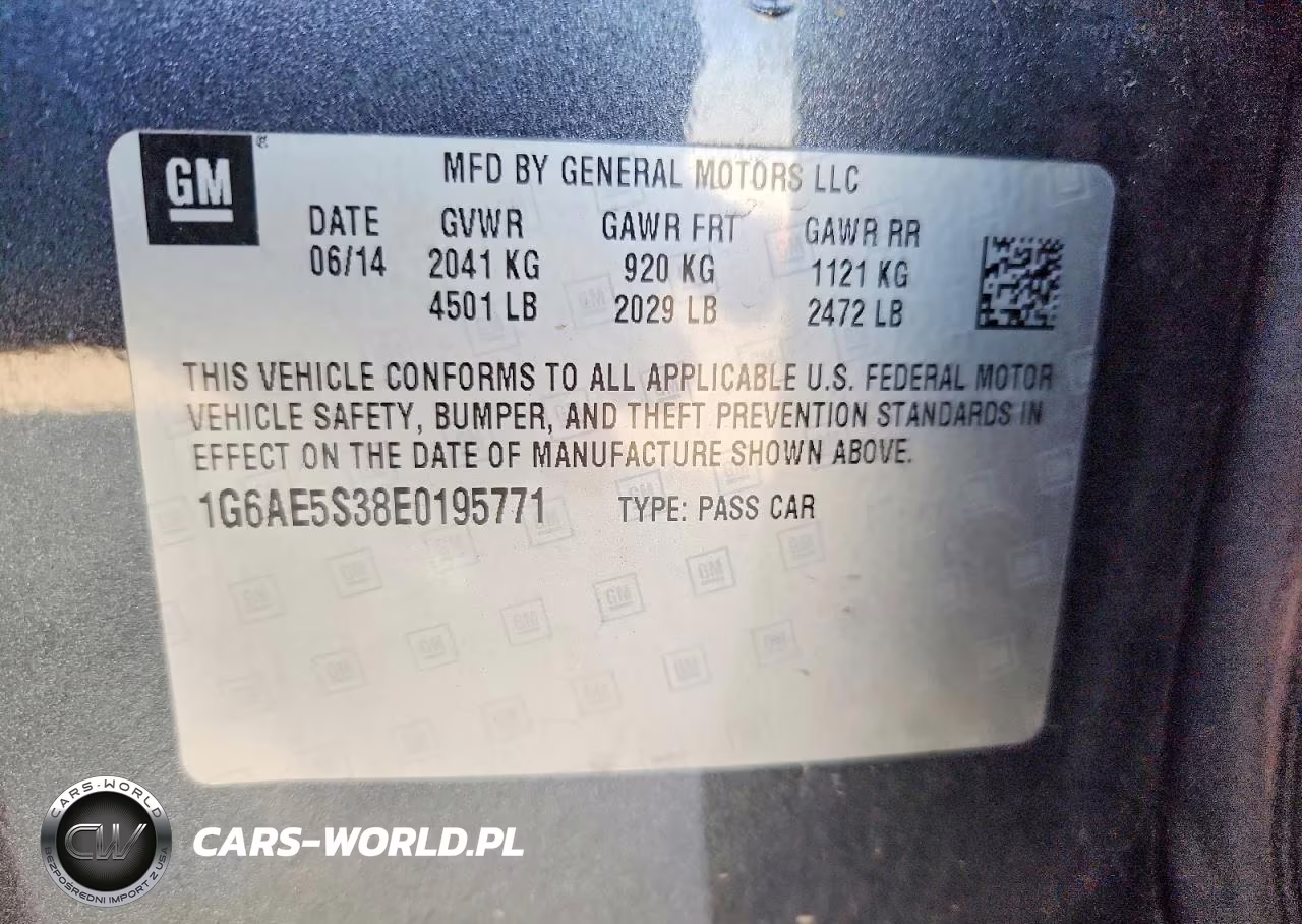 2014 Cadillac Ats Premium VIN:1G6AE5S38E0195771 - 12